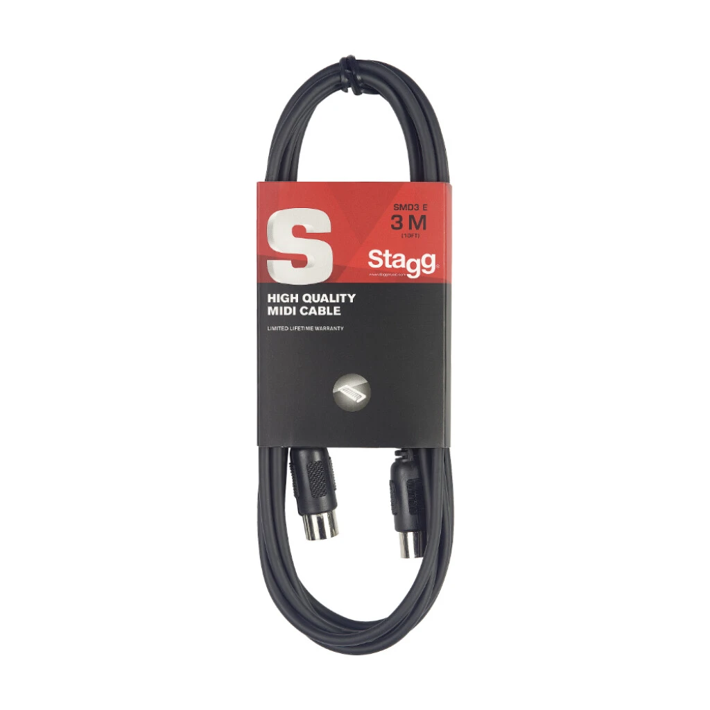 Stagg MIDI Kabel 6m schwarz